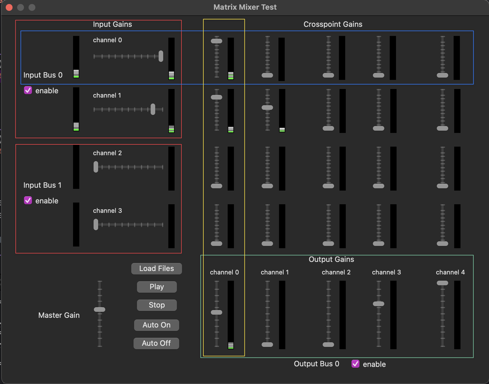 MatrixMixerTest